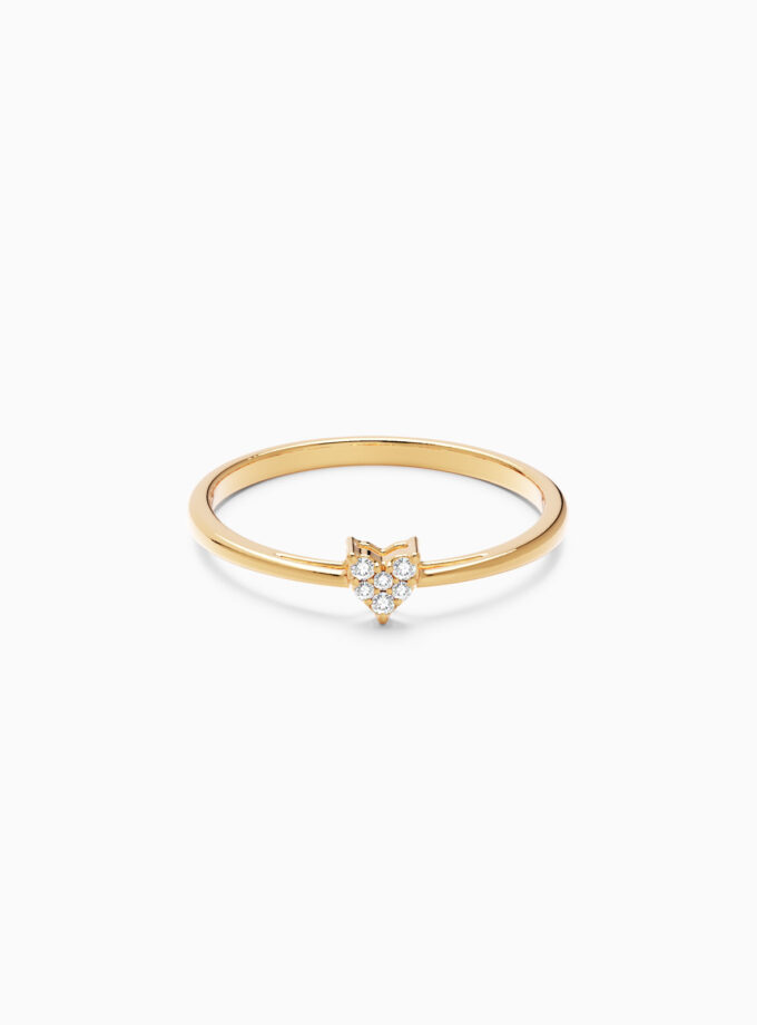 Small Diamond Heart Ring | Varudai
