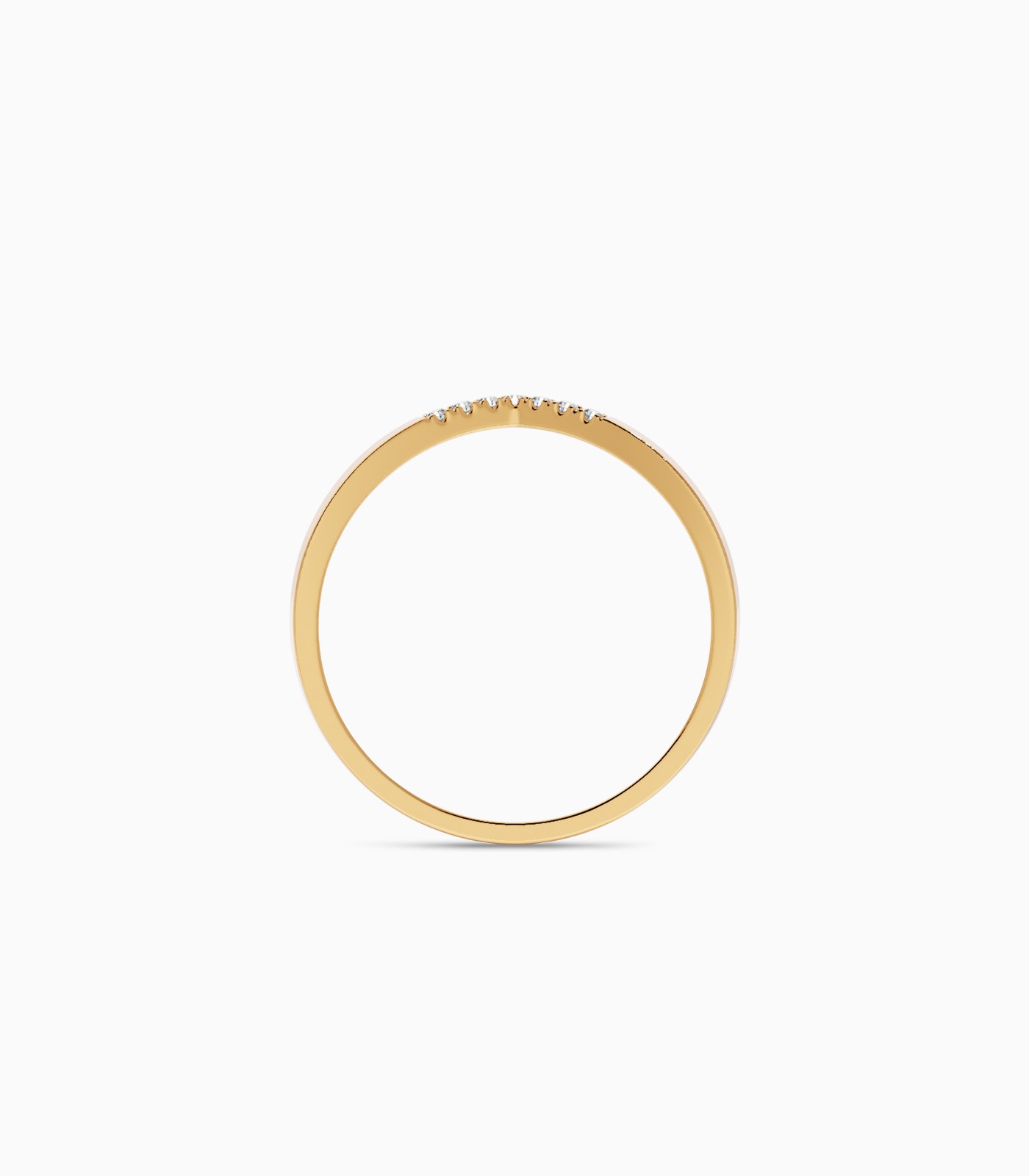 Classic Wishbone Diamond Ring