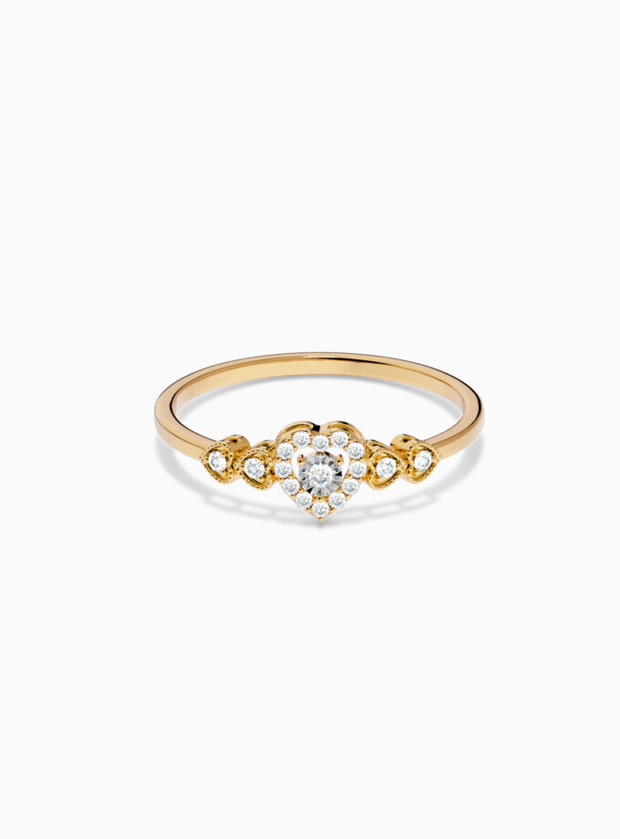 Forever Love Diamond Heart Ring | Varudai