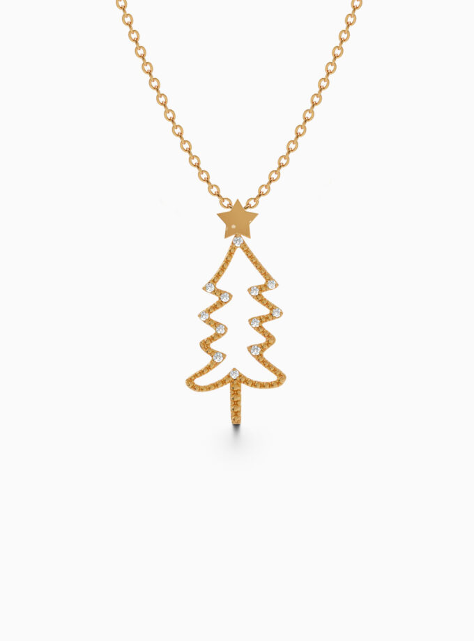 Twinkling Starlit Pine Pendant | varudai