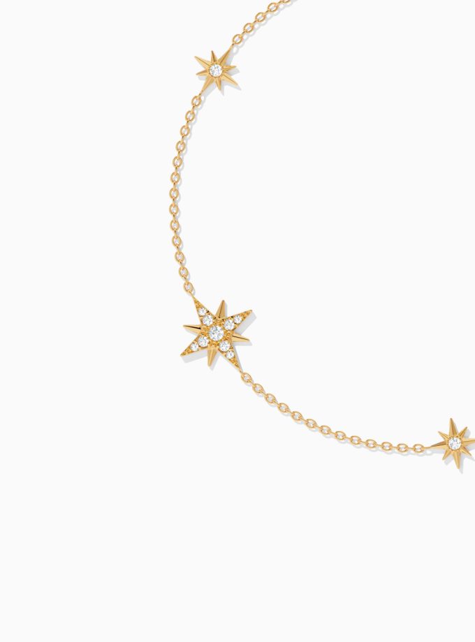 Golden Starlight Charm Bracelet | Varudai