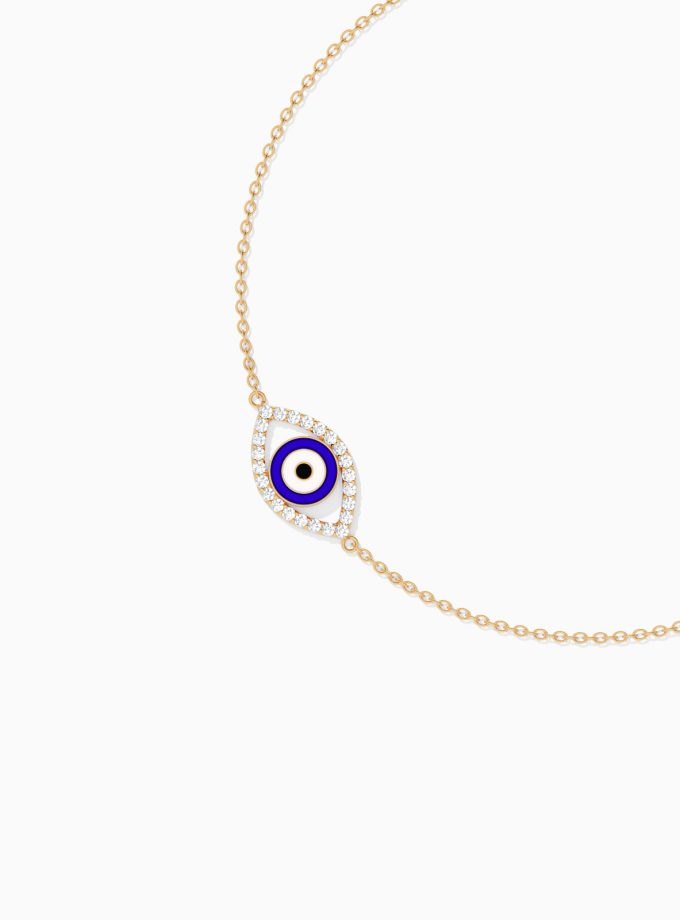Gold Evil Eye Bracelet | Varudai