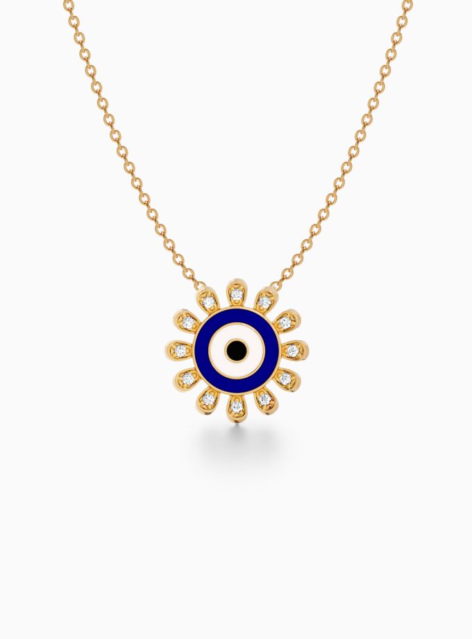 Evil Eye Flower Pendant | Varudai