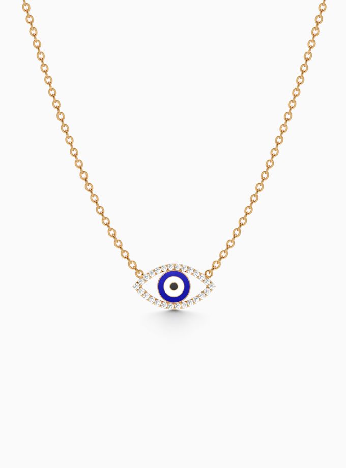 Evil Eye Diamond Necklace | Varudai