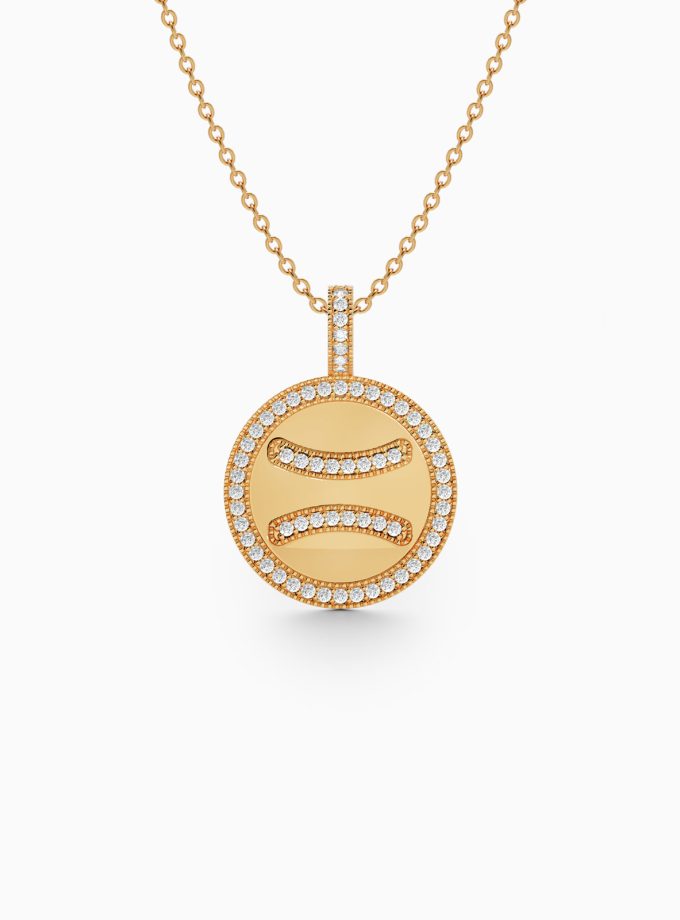 Twinkling Gemini Zodiac Pendant with Diamonds | Varudai | Zodiac Necklaces | Pendant with Zodiac Sign | Zodiac Sign Gold Pendant