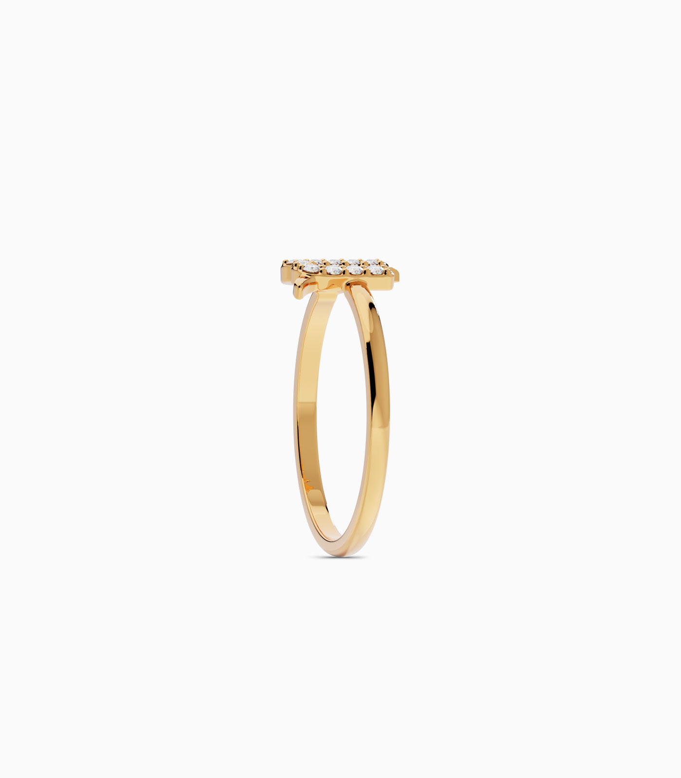 Virgo Zodiac Ring with Diamonds in 18K Gold | Zodiac Sign Ring | Zodiac Diamond Ring | Varudai
