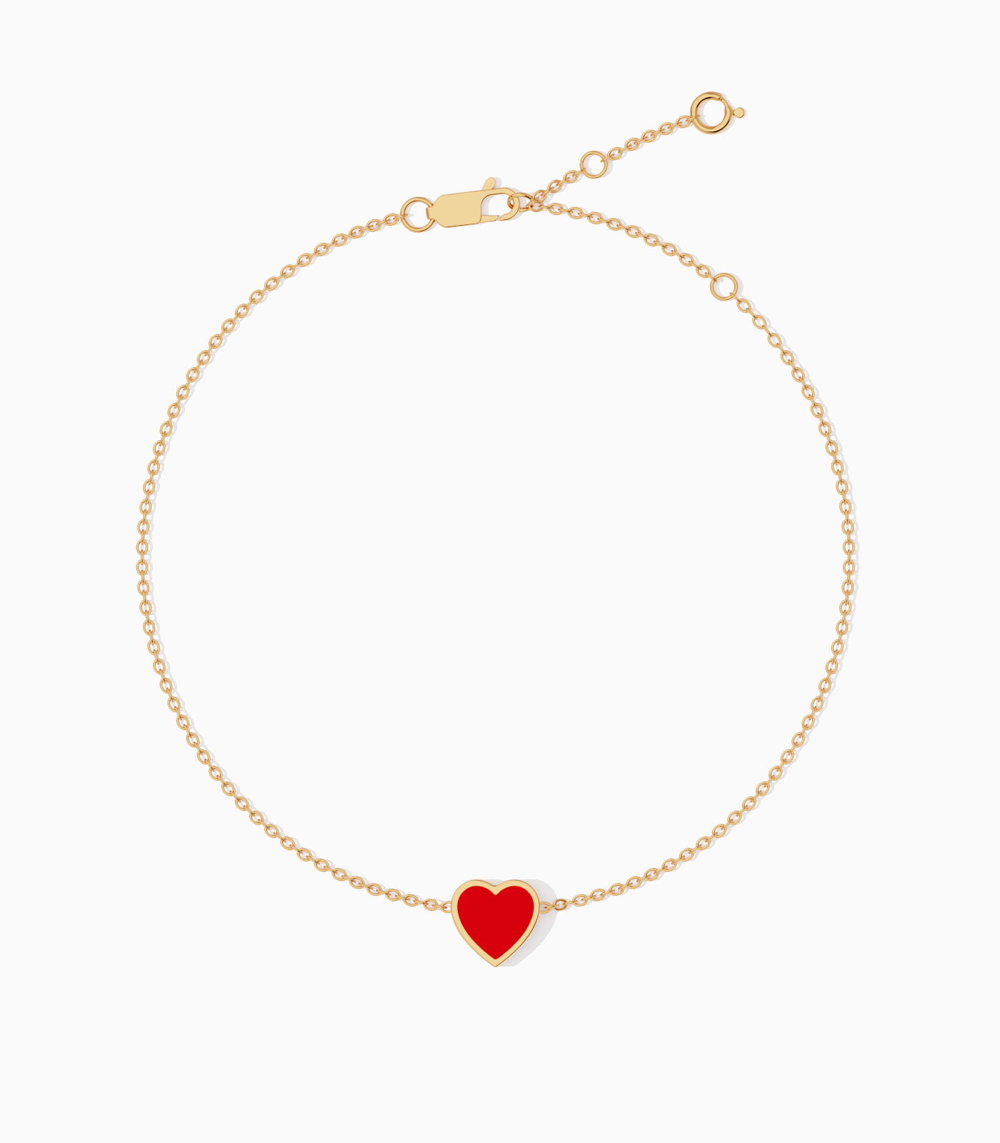 Mi Corazón Red Heart Bracelet - Image 3