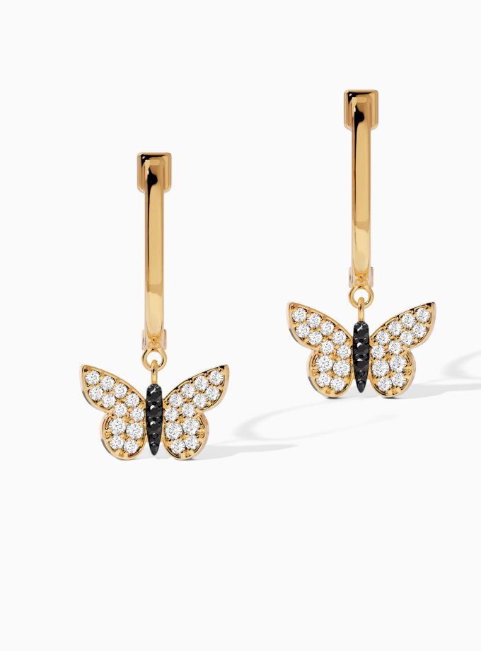 Amara Butterfly Drop Earrings