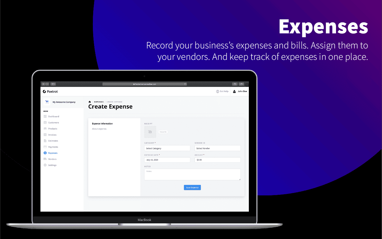 Foxtrot (SaaS) - Customer, Invoice and Expense Management System - 13