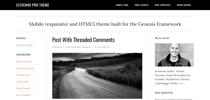 eleven40 Pro Theme - Genesis Child Theme