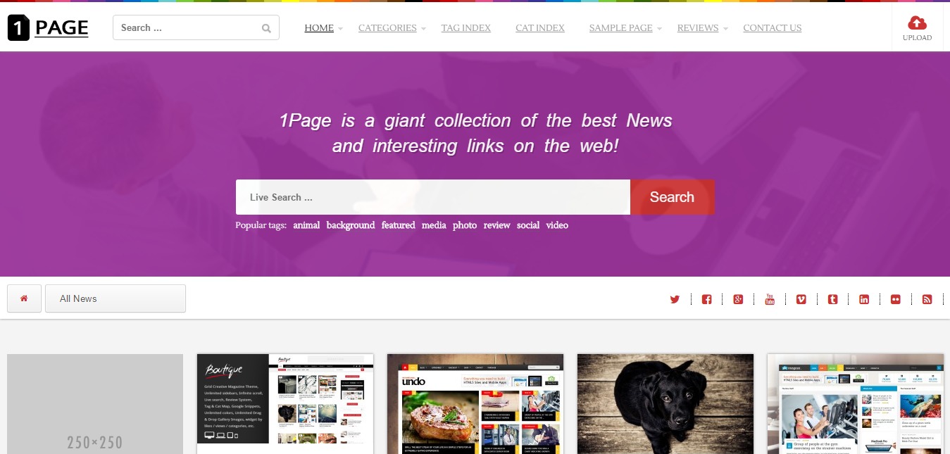 1page theme
