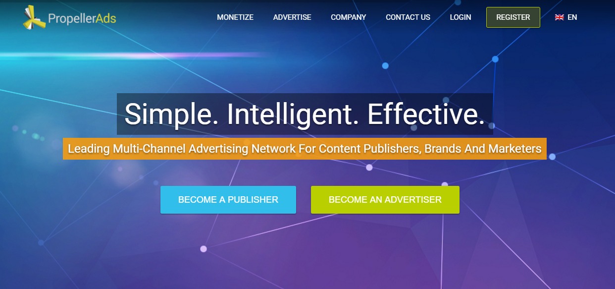 Propeller Ads pop ads network