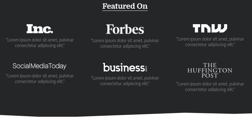 writer theme featured on section