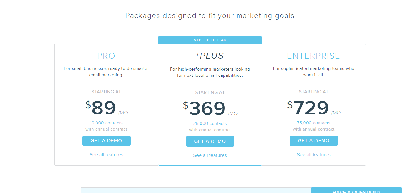 Emma Email Pricing Emma Email Marketing