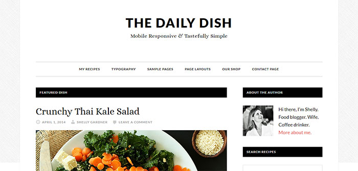 The Daily Dish Genesis Child Theme