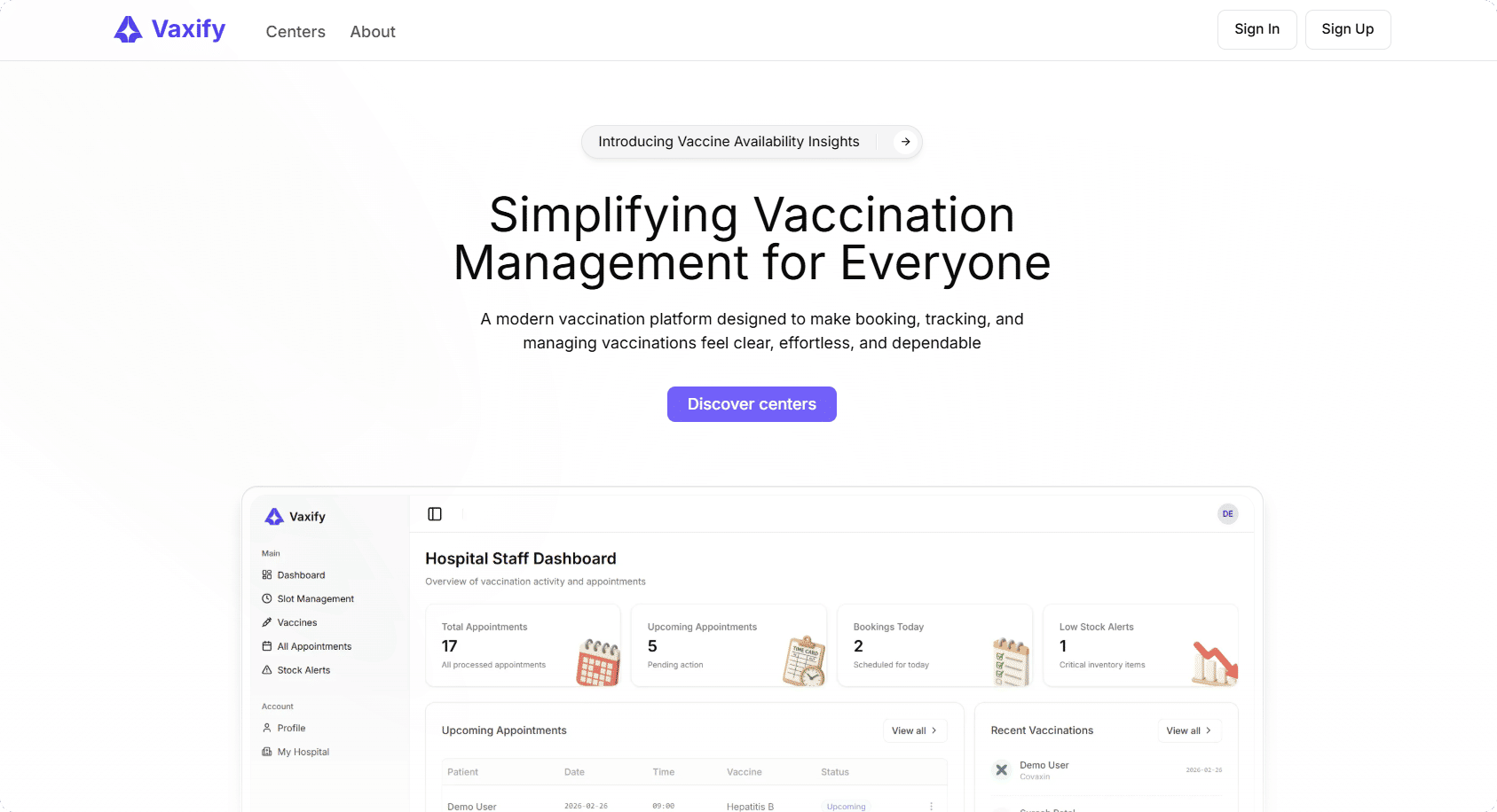 Vaxify Screenshot