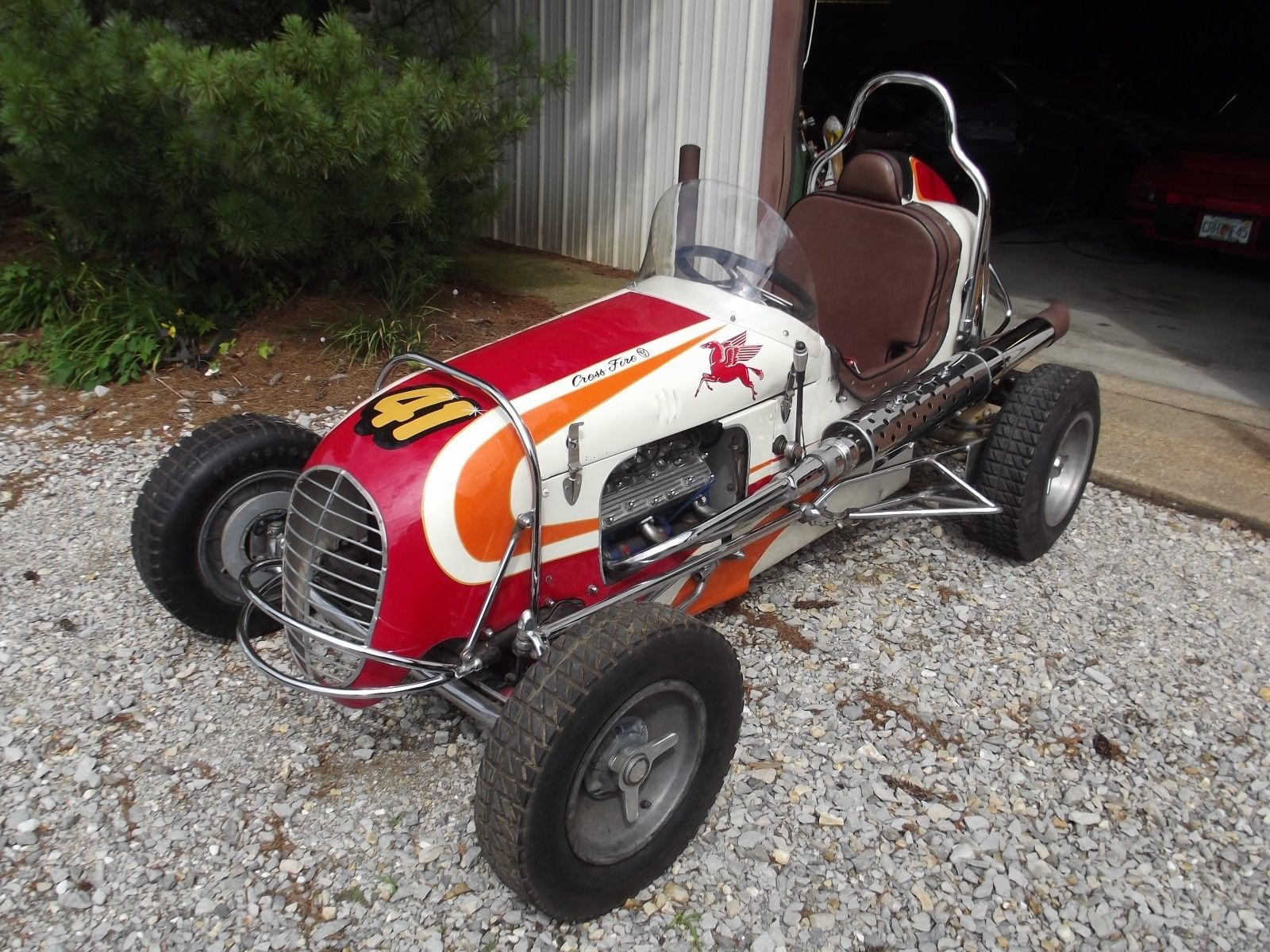 1948 Hillegas Midget Crossfire Ford V8 60hp Vintage Race Car Indycar For Sale 