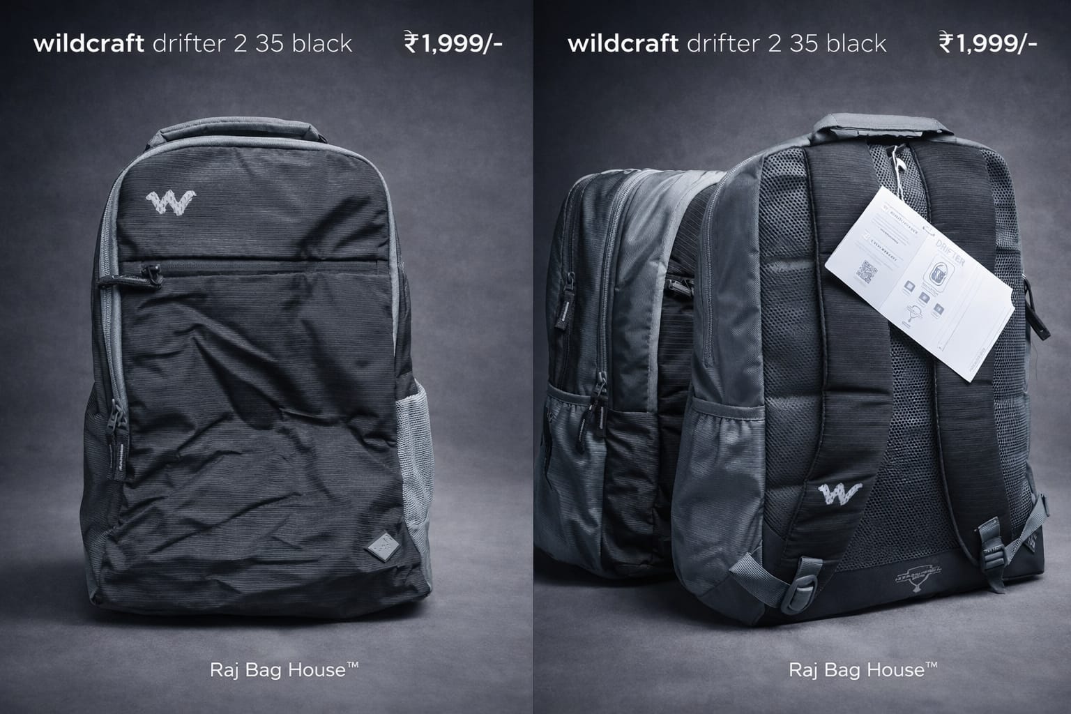 Wildcraft Wildcraft Drifter 2 35 Backpack – Black 2