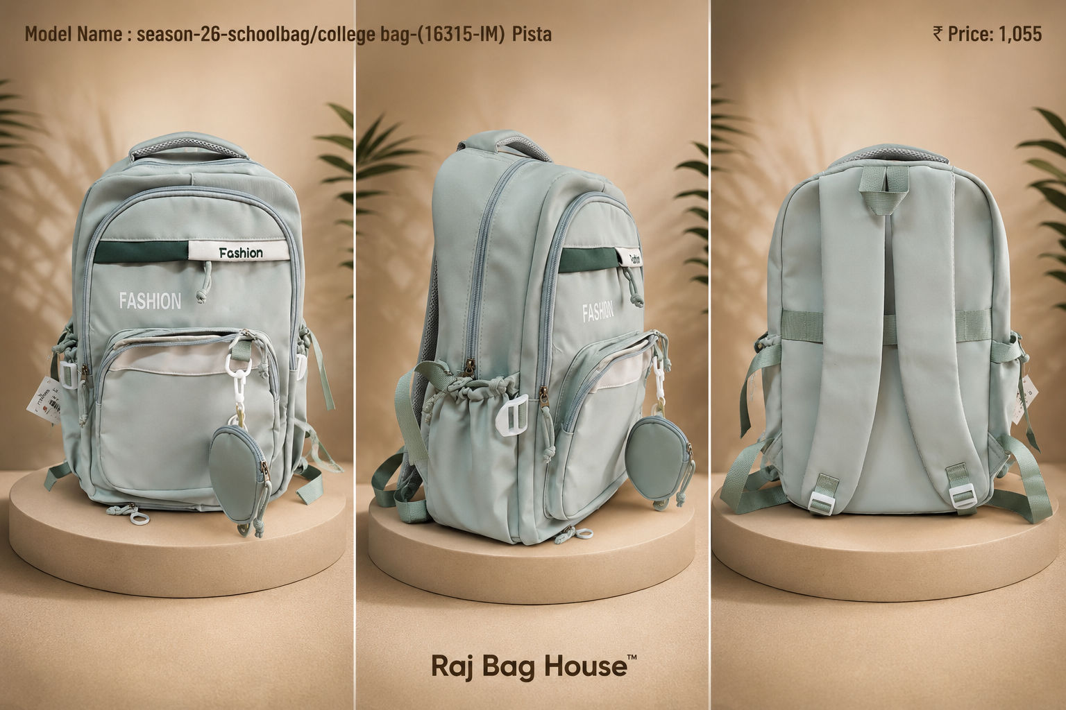 Season School Bag 16315-IM - Pista