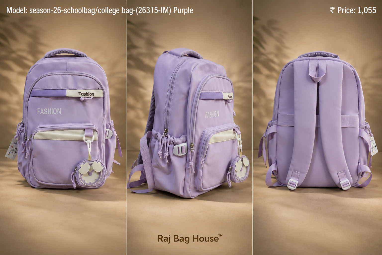 Season School Bag 26315-IM - Purple