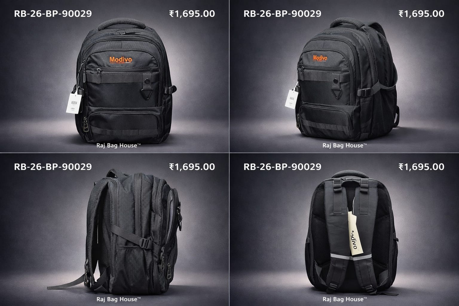 Imported 90029 Large Backpack – Black 2
