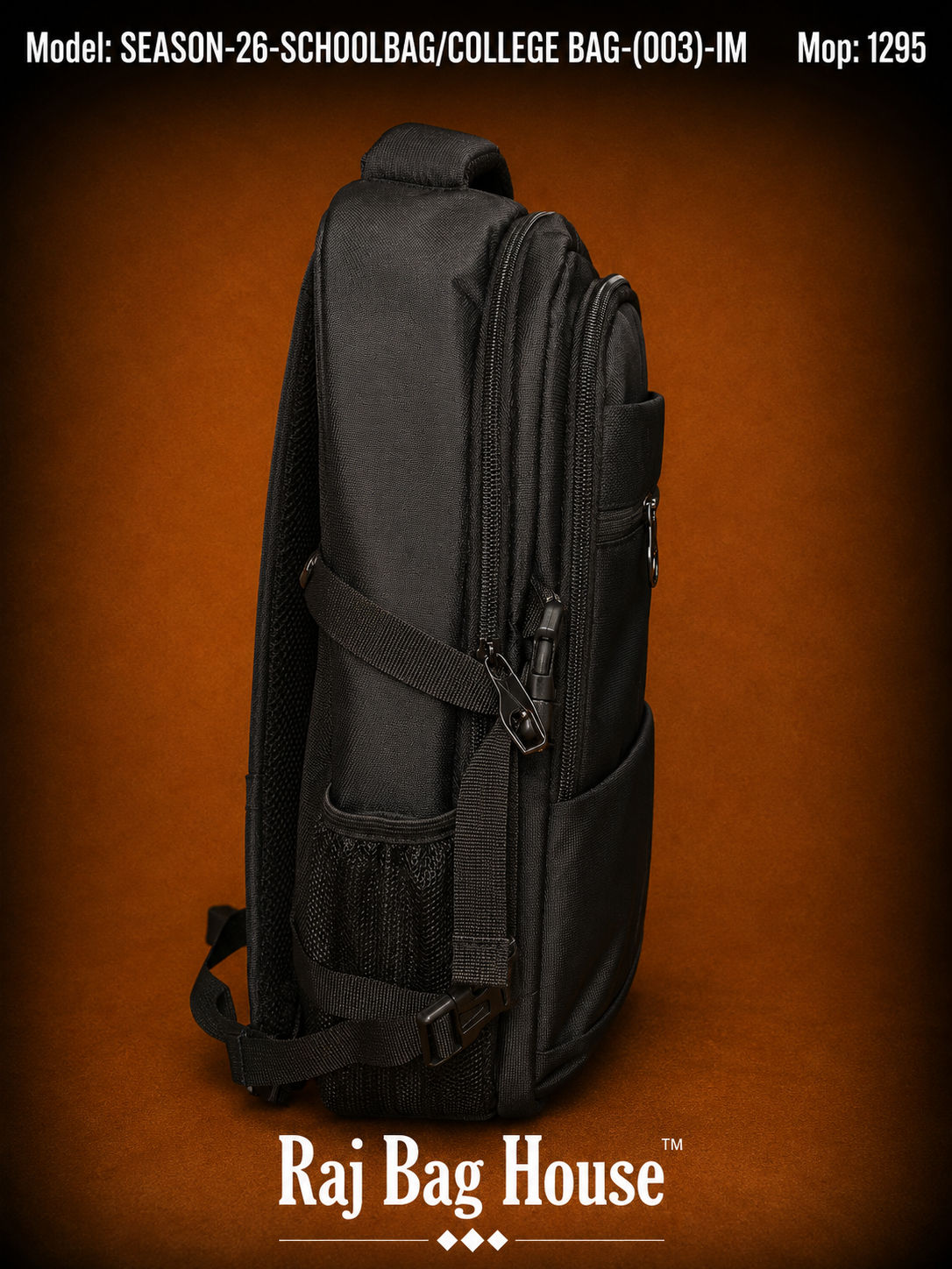 Season Schoolbag/college (003 Im) Office Bag – Black 2