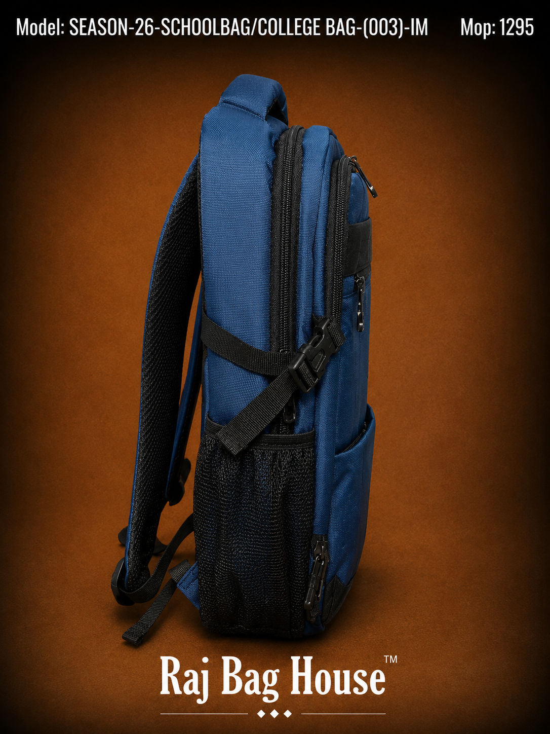 Season Schoolbag/college (003 Im) Office Bag – Navy Blue 2
