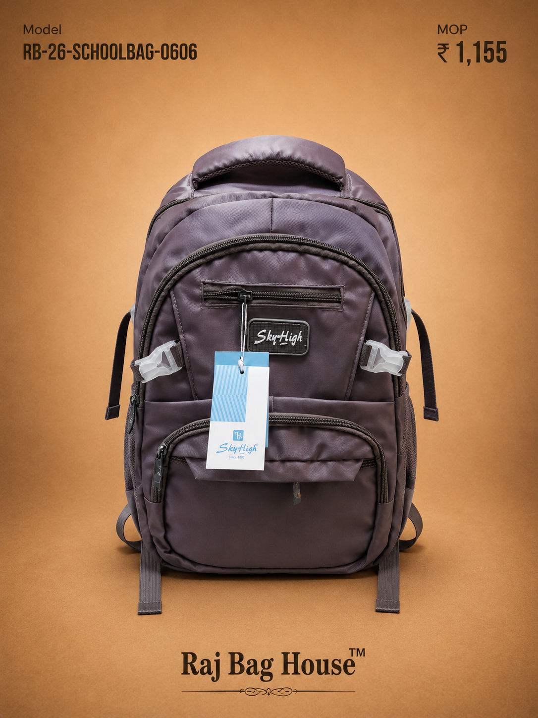 Season School Bag 0606 - Darkest Purple