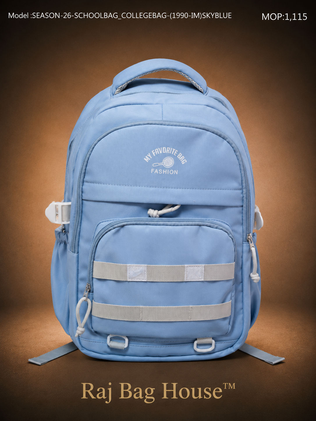 Season School Bag 1990-IM - Sky Blue