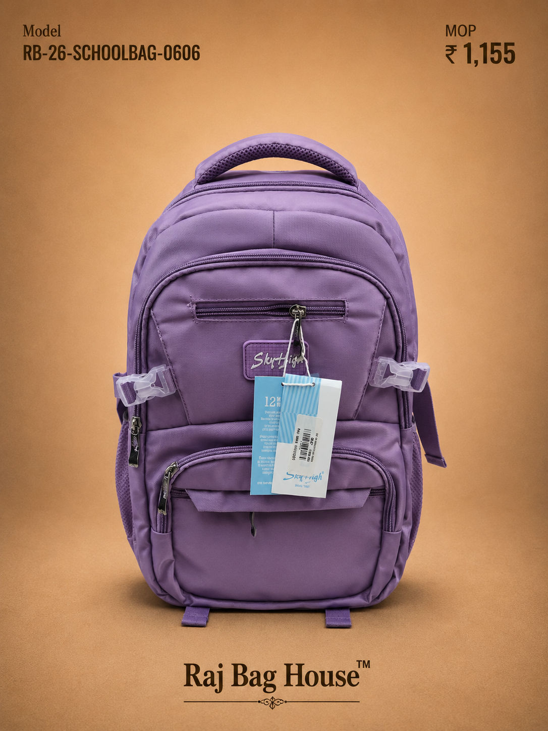Season School Bag 0606 - Dark Purple