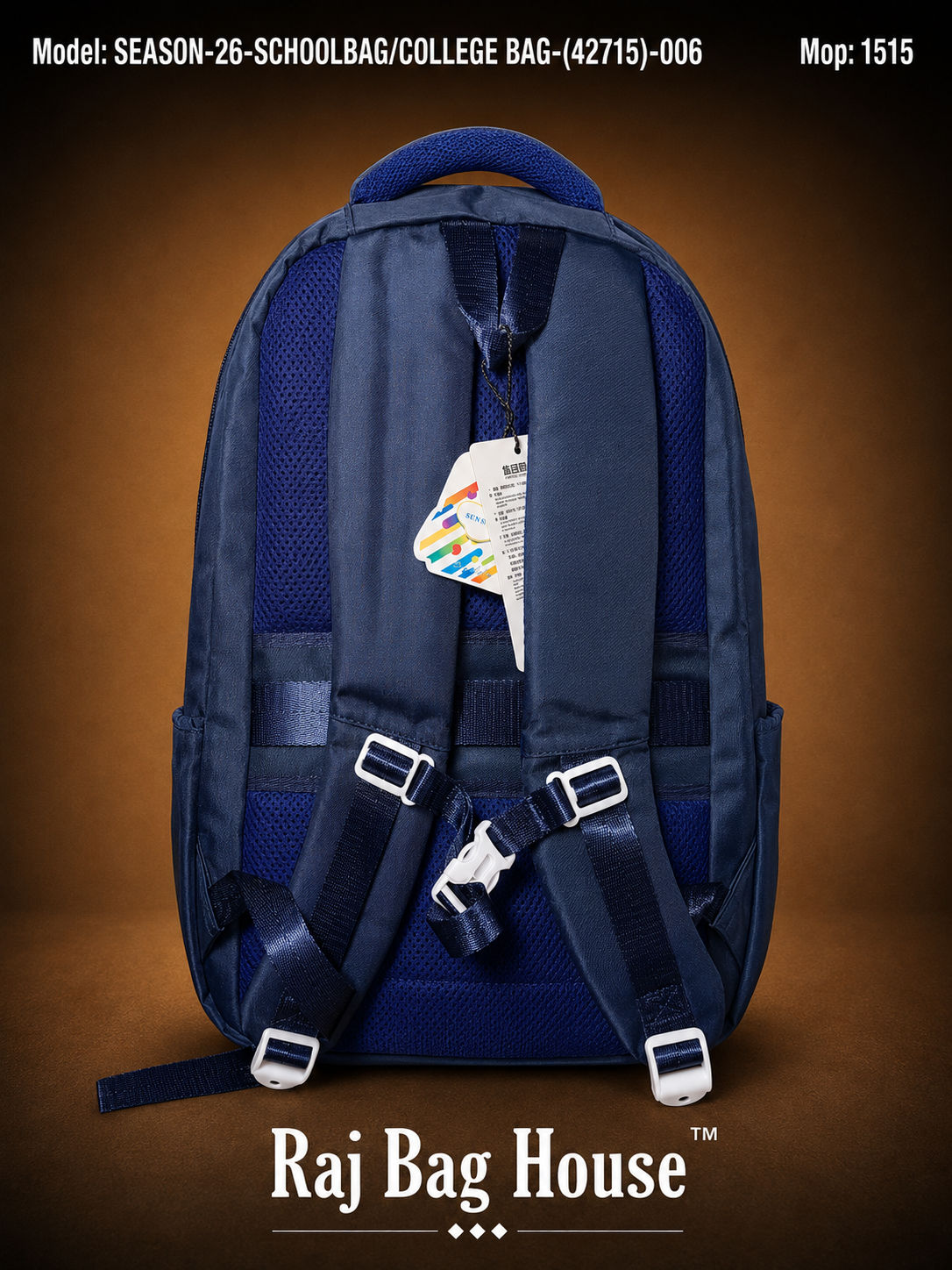 Sonata Mix 42715 School Backpack – Navy Blue 2