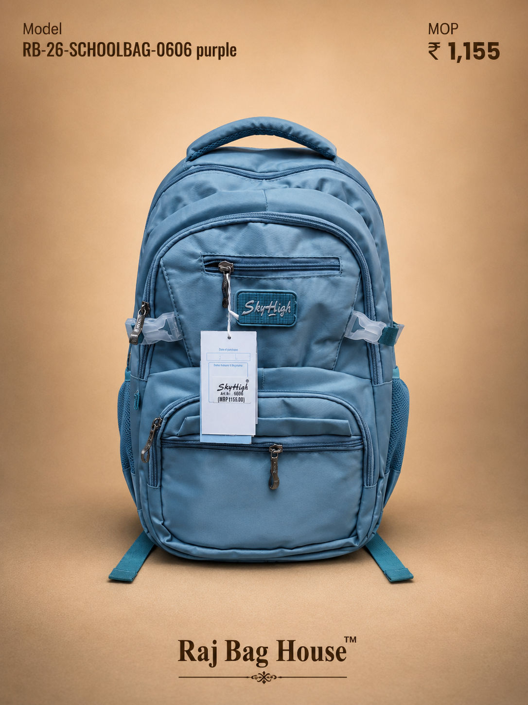 Season School Bag 0606 - Sea Green