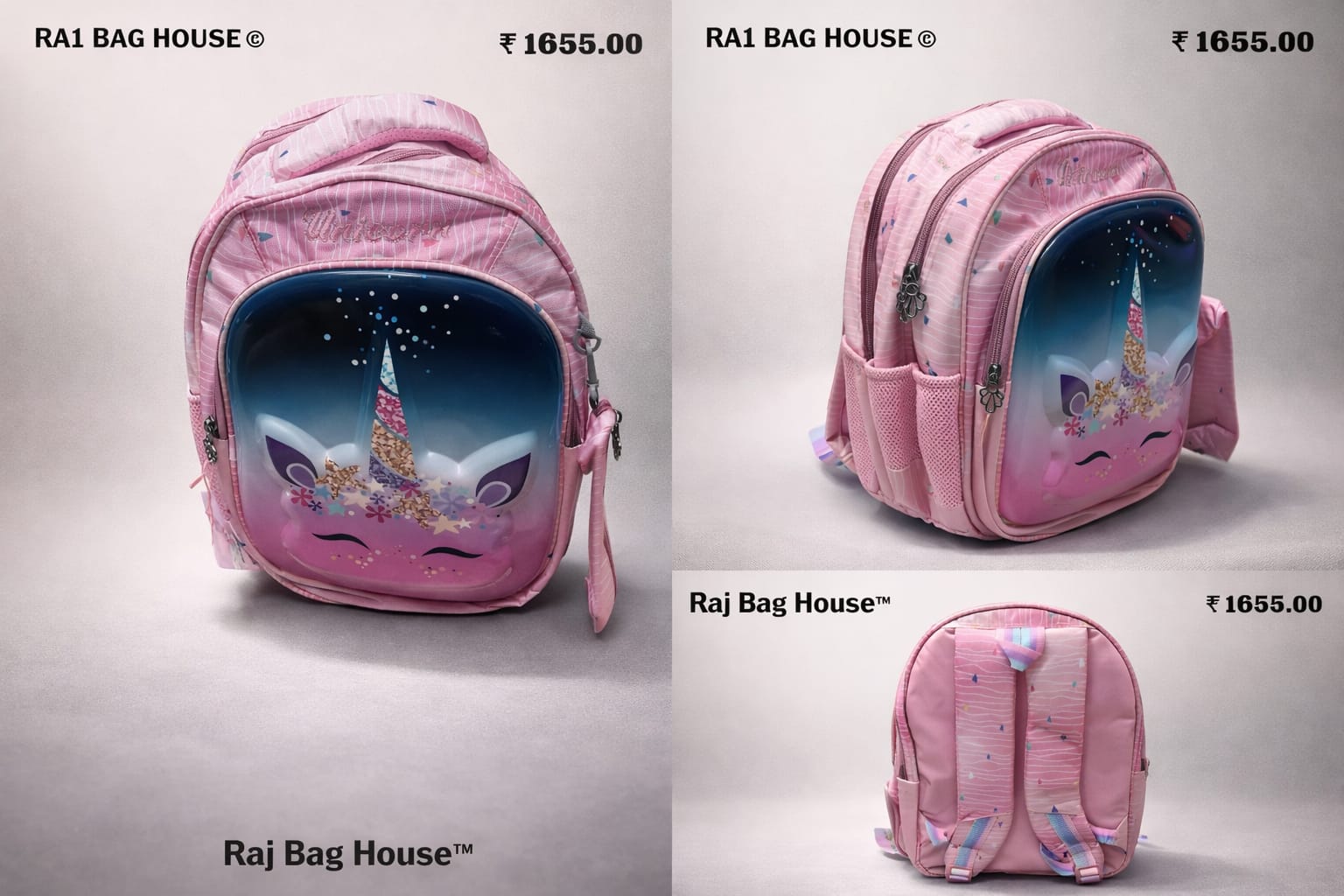 Jacky Imported Character 7075 Large School Backpack – Pink