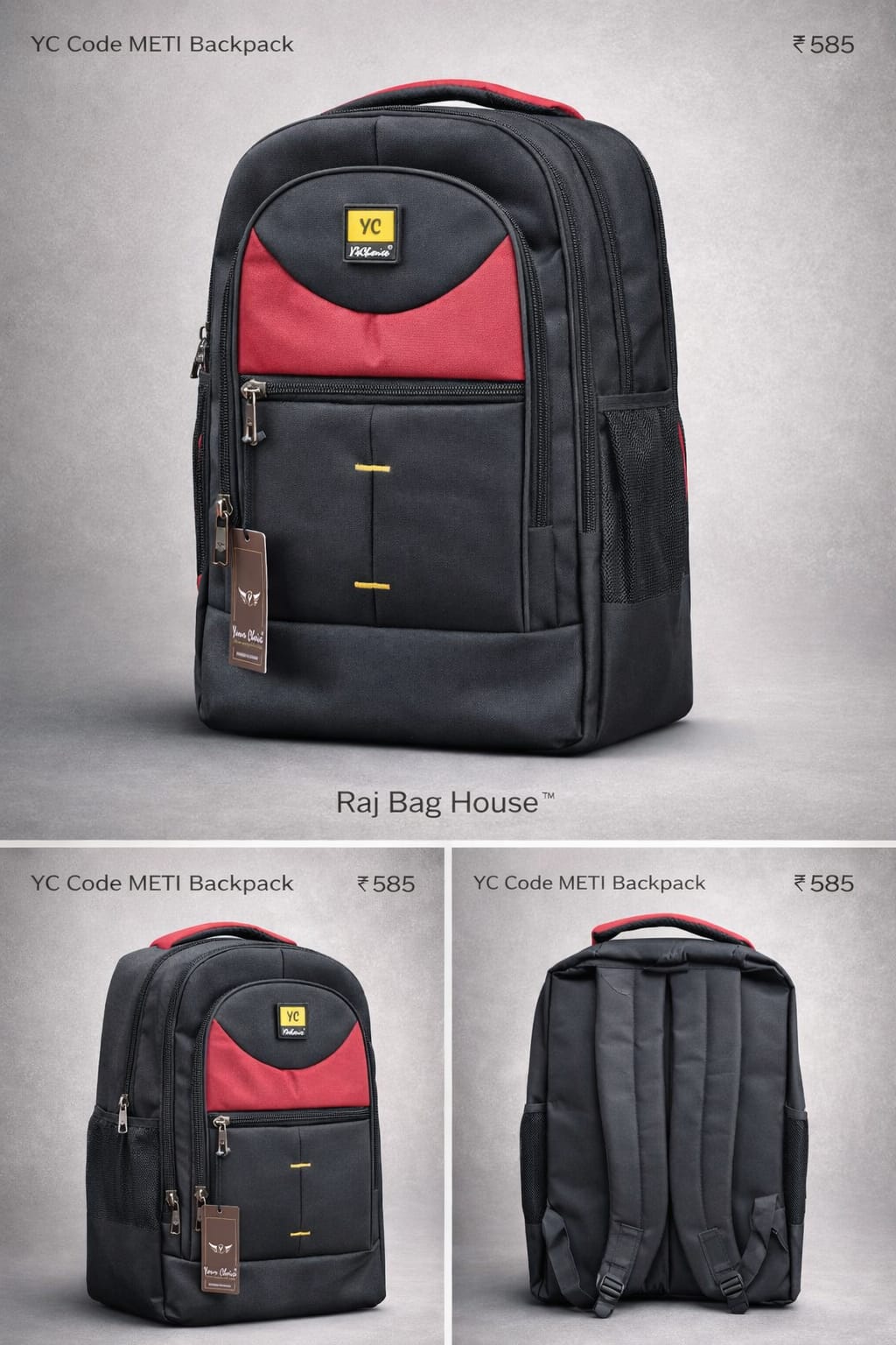 Your Choice Your Choie Code Meti Backpack – Black / Red 2