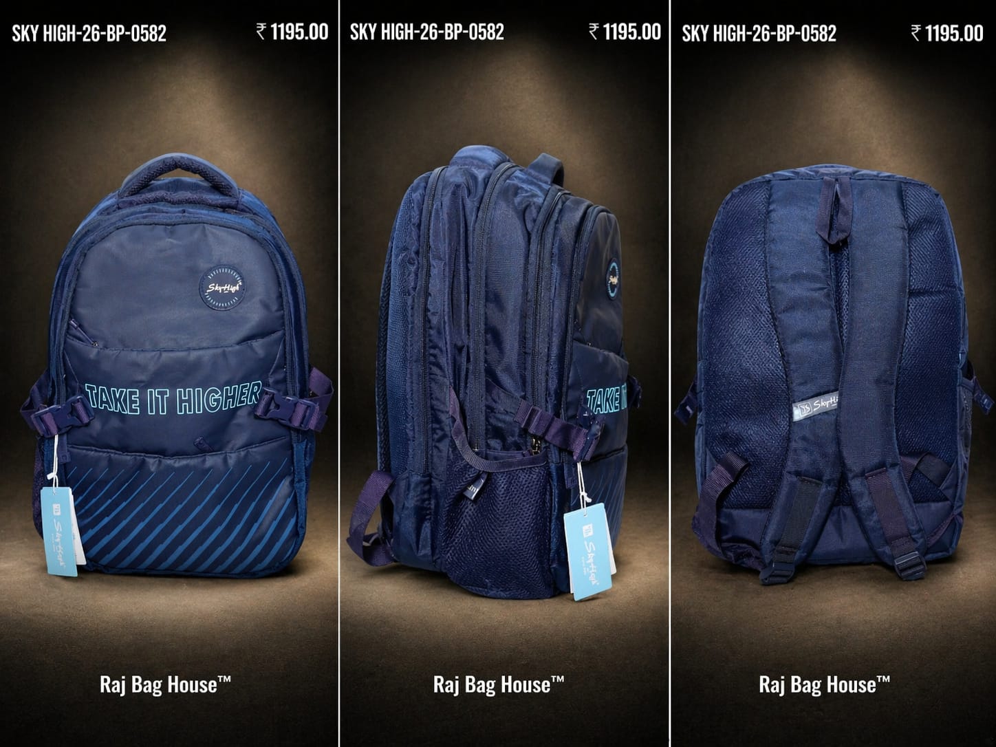 Skyhigh Backpack BP-0582 - Navy Blue