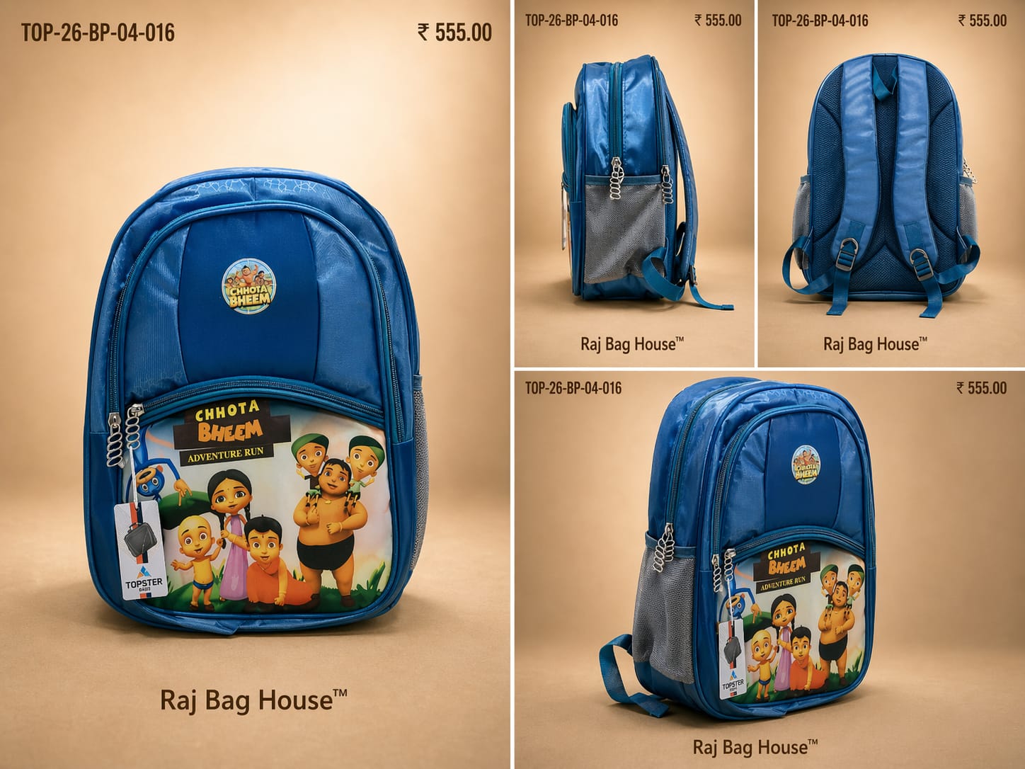 I Top Itop 04 016 Small School Backpack – Blue 2