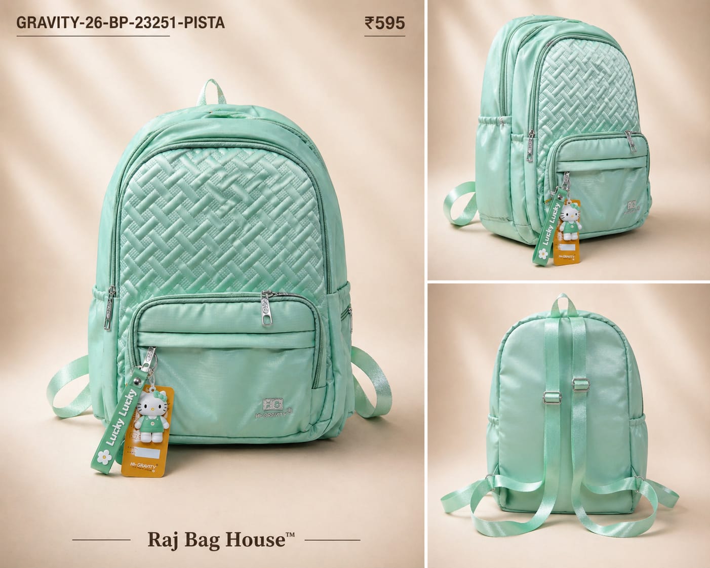 Highstyle Backpack GRAVITY-26-BP-23251 - Pista Green