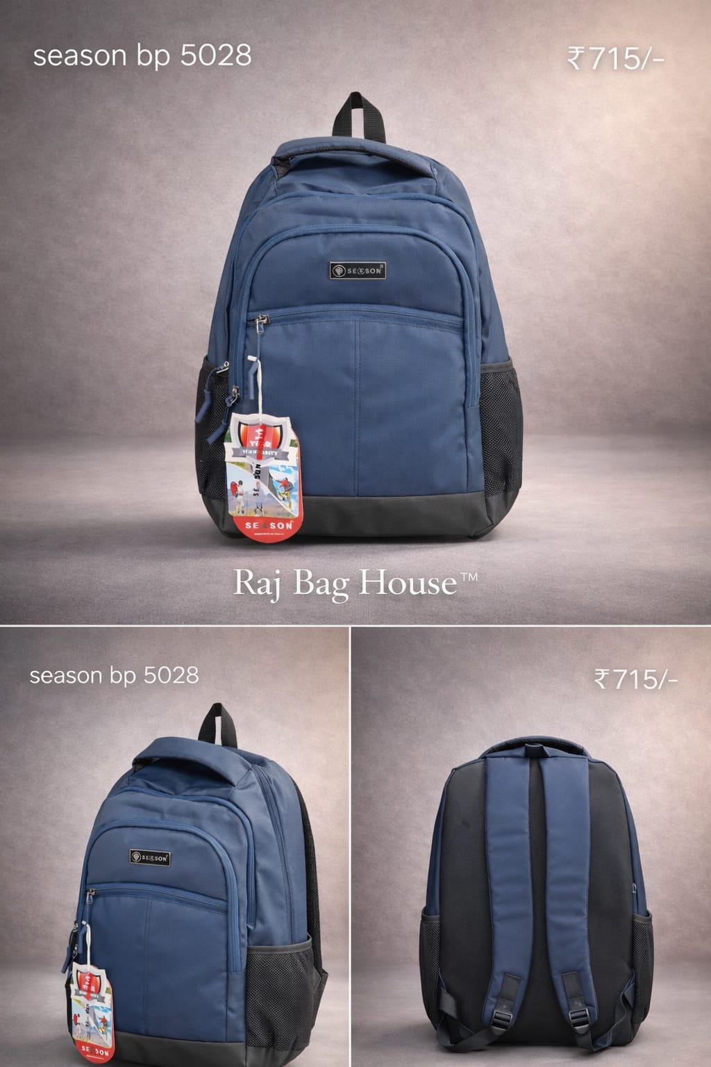 Season 5028 Backpack – Navy 2