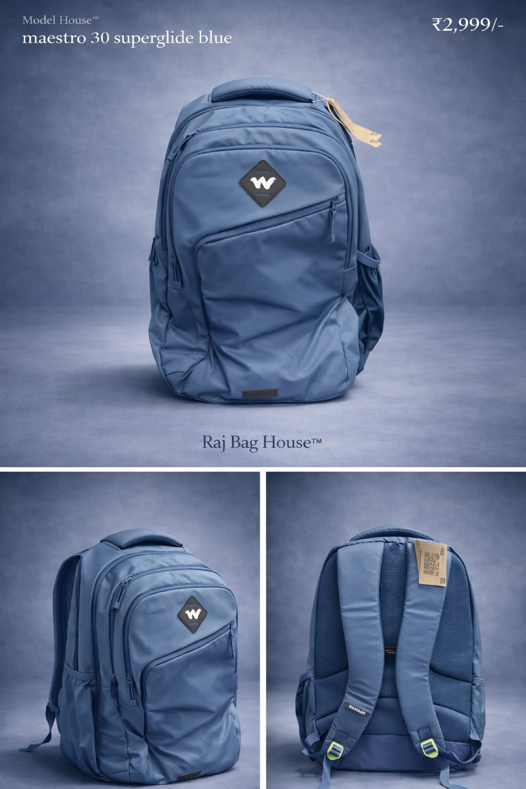 Wildcraft Wildcraft Maestro 30 Superglide Backpack – Blue 2