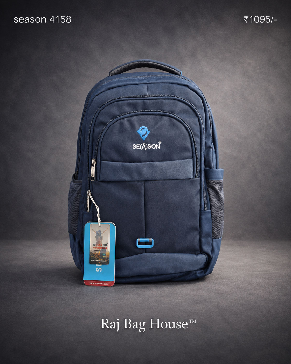 Season Backpack 4158 - Navy Blue