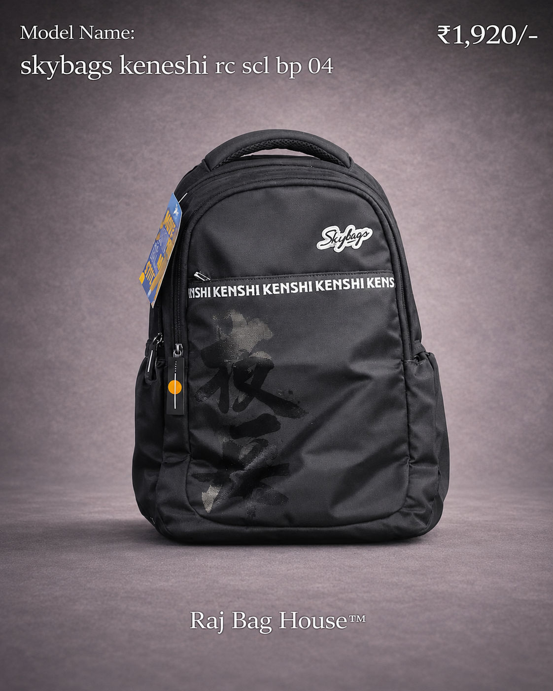 Skybags Skybags Keneshi Rc Scl 04 School Backpack – Black