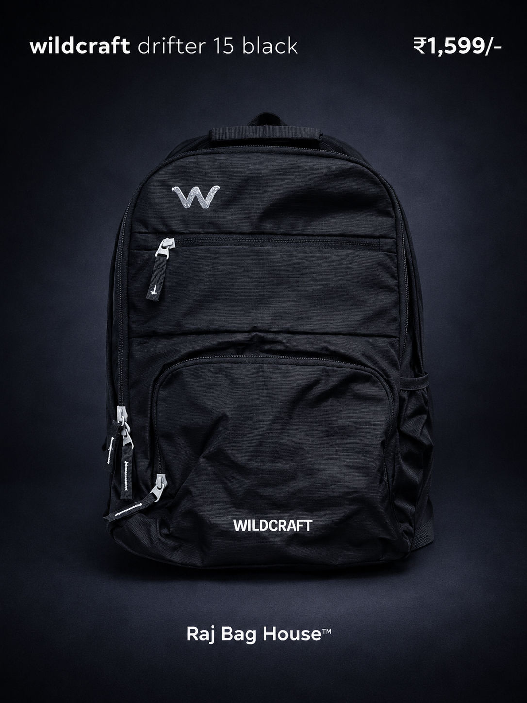 Wildcraft Wildcraft Drifter 15 Large Backpack – Black