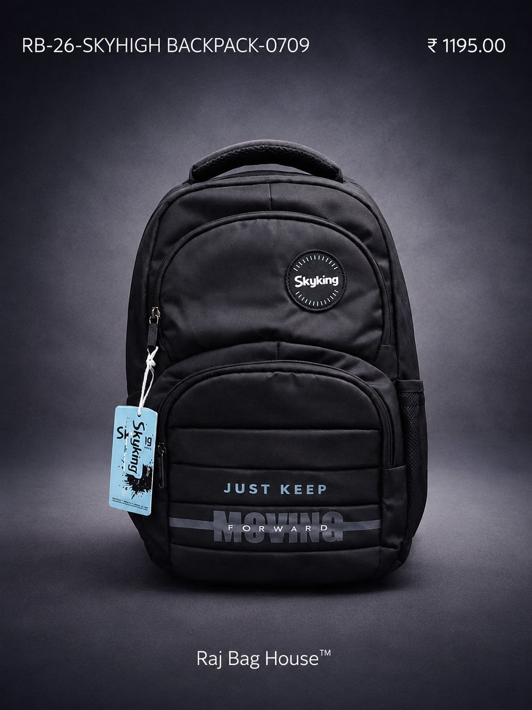 Skyhigh College Backpack 0709 - Black