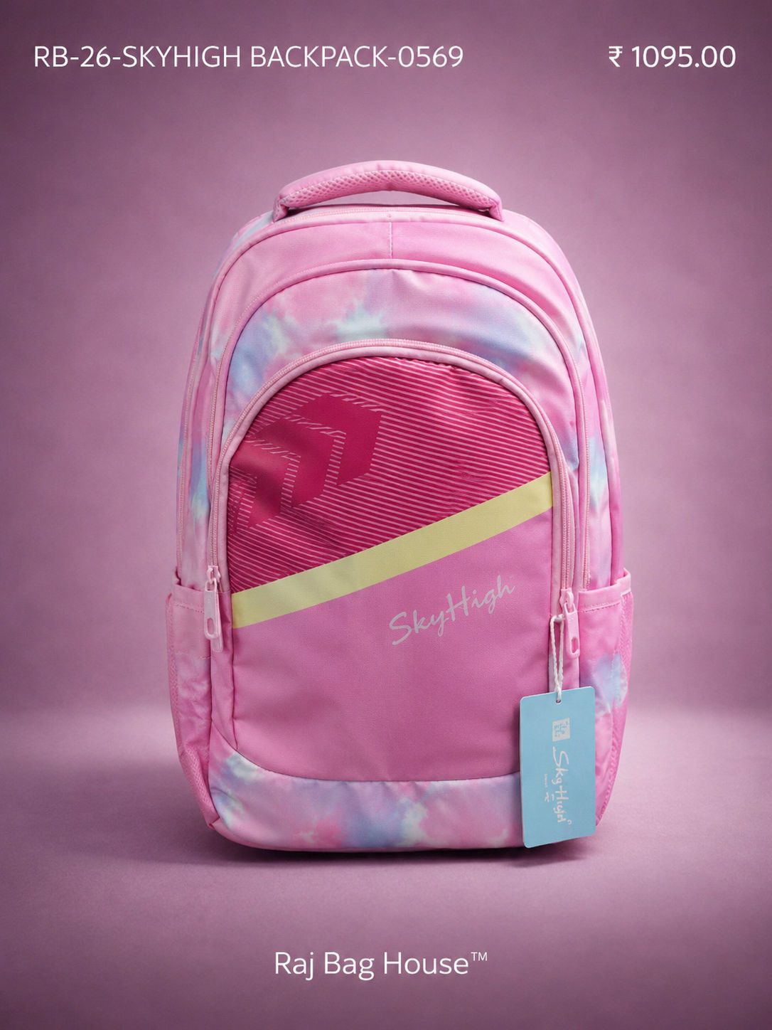 Skyhigh School Backpack 0569 - Pink