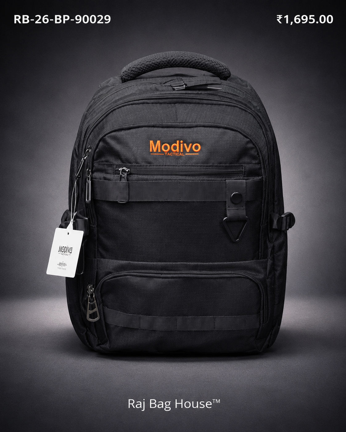 Imported 90029 Large Backpack – Black