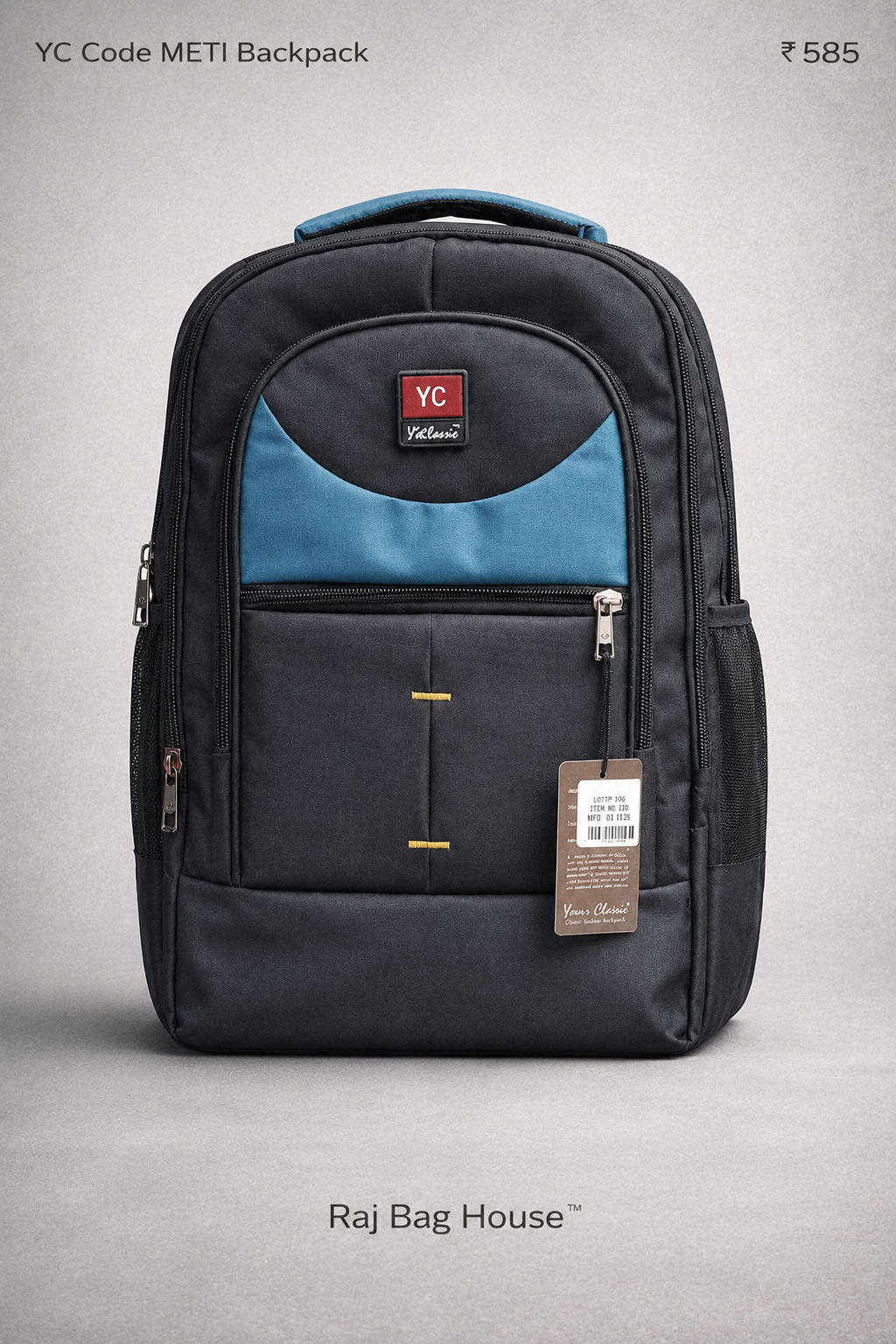 Your Choice Code METI Backpack - Black / Red