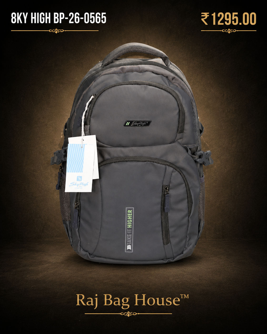 Skyhigh Backpack BP-26-0565 - Grey