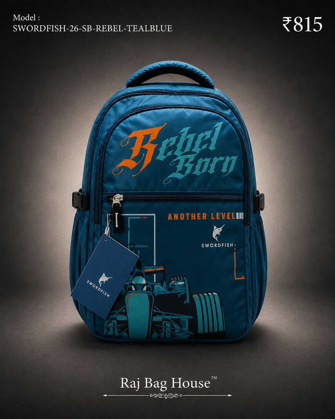 Highstyle Backpack Rebel - Teal Blue