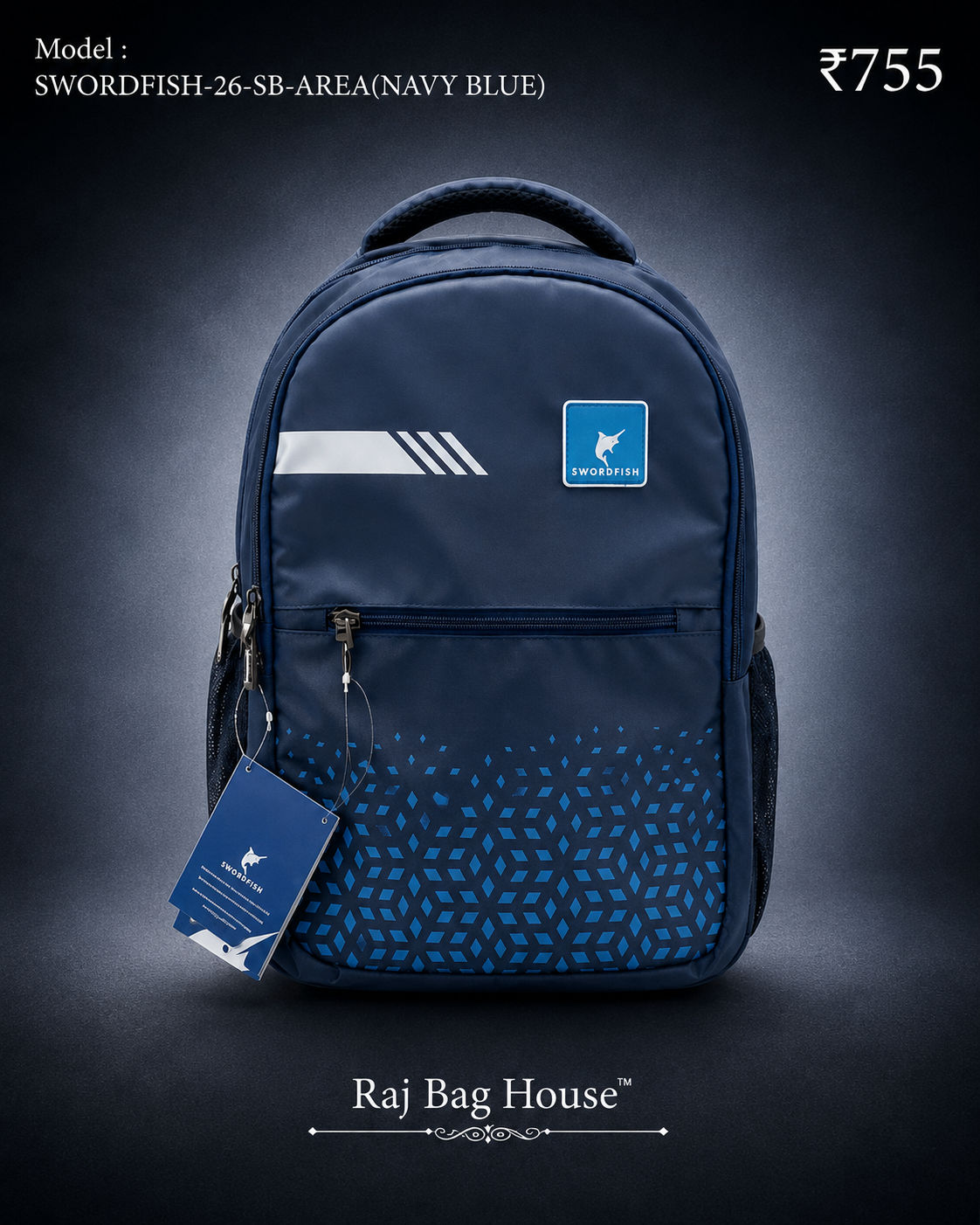 Highstyle Backpack Area - Navy Blue