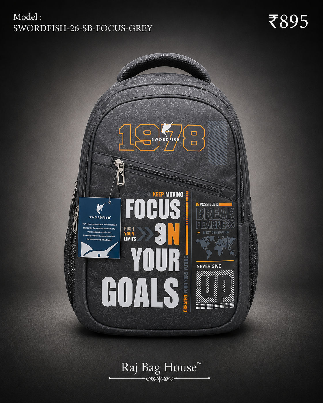 Highstyle Backpack Focus - Grey